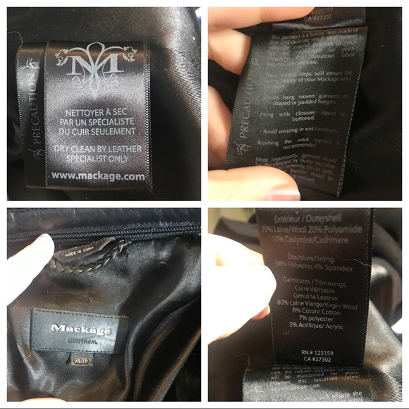 Mackage
Mona Detachable Knit Collar Wool Coat - Picture 5 of 8